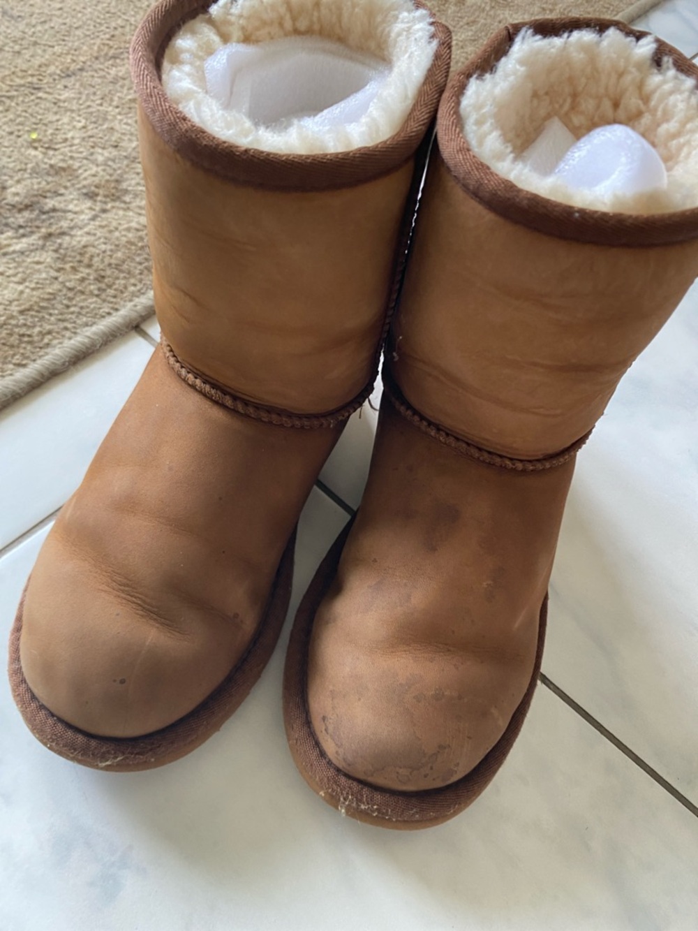 UGG Chestnut Sheepskin Short Boots
